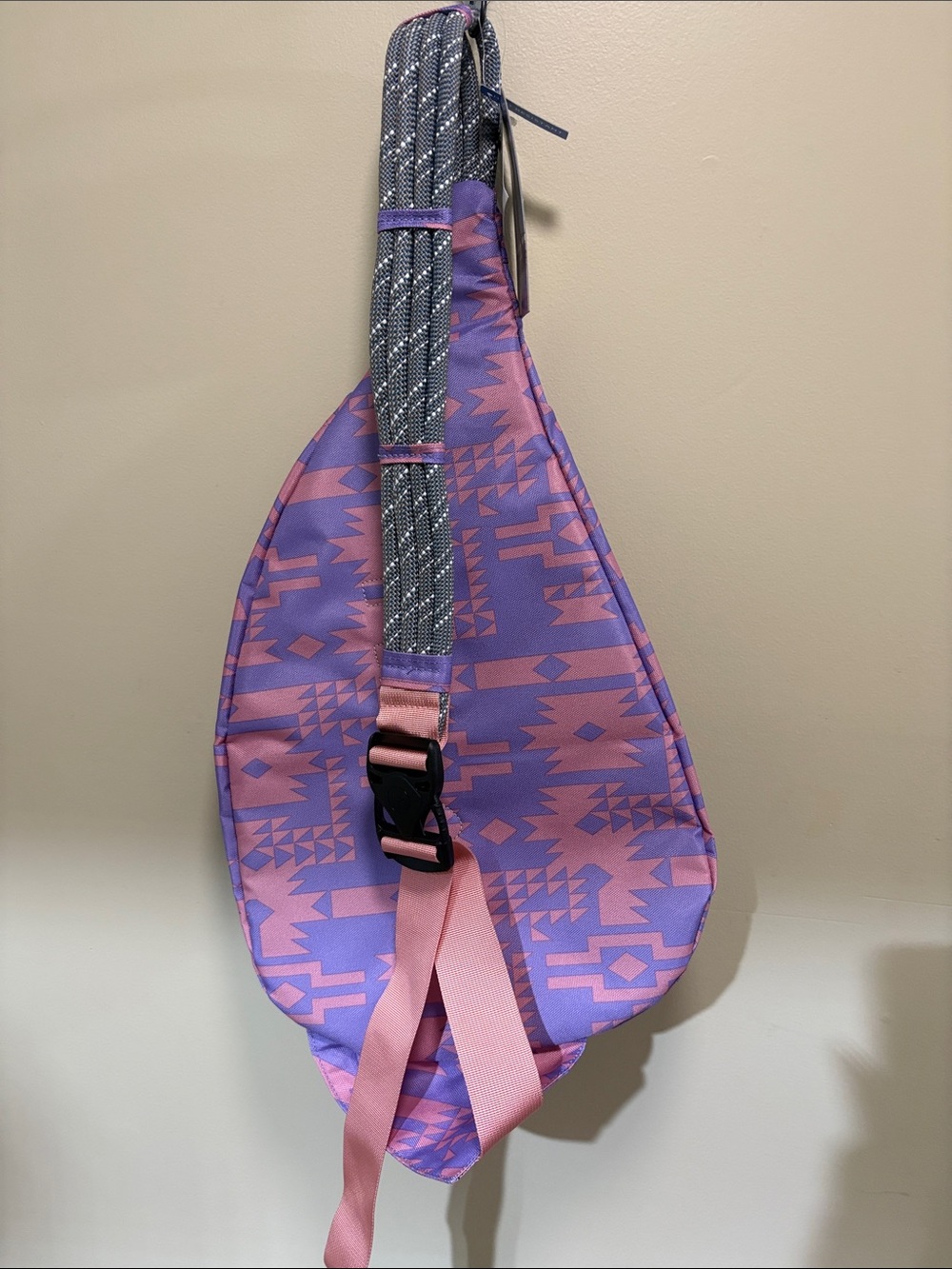 Kavu Pink & Purple Aztec Sling Pack - Picture 2 of 3